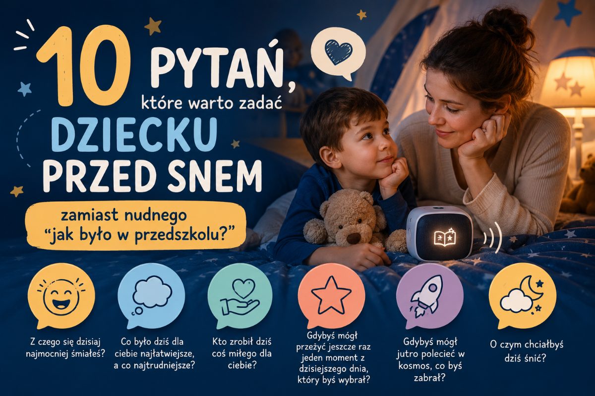 10 pytań, które warto zadać dziecku przed snem zamiast „Jak było w przedszkolu?”