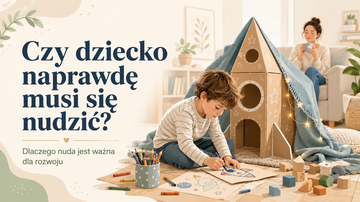 Czy dziecko naprawdę musi się nudzić? Dlaczego nuda jest ważna dla rozwoju