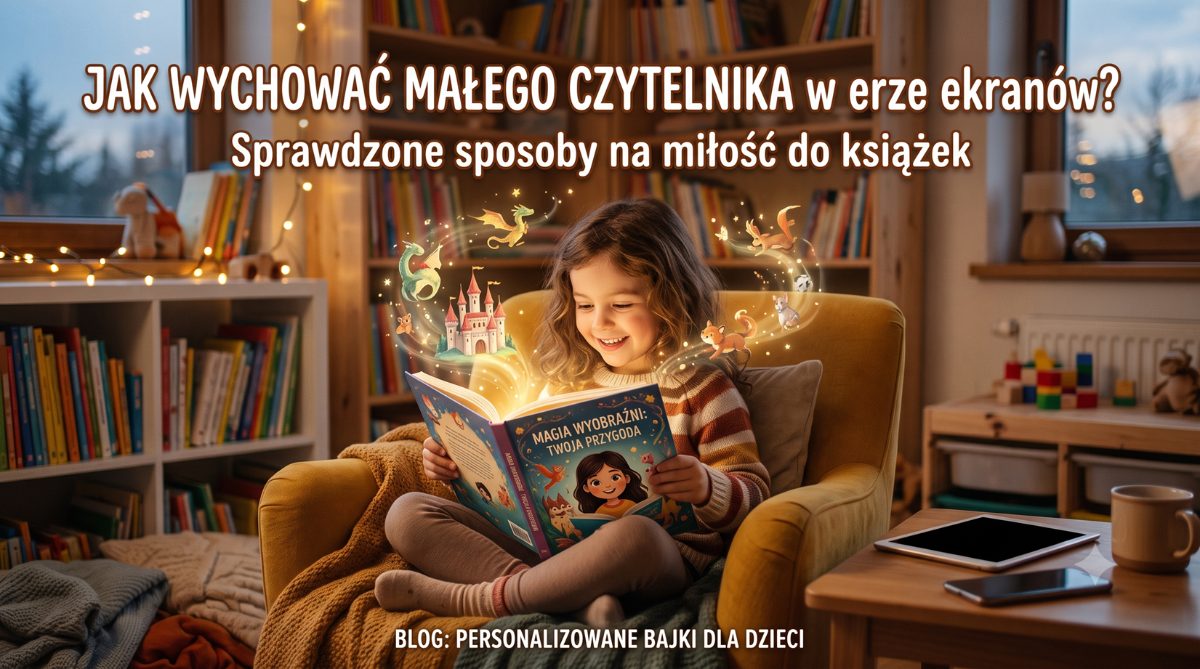 Jak wychować małego czytelnika w erze ekranów? Sprawdzone sposoby na to, by dziecko pokochało książki