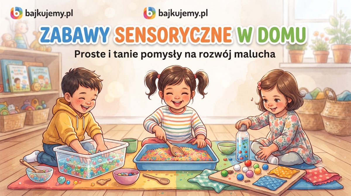 Zabawy sensoryczne w domu – proste i tanie pomysły na rozwój malucha