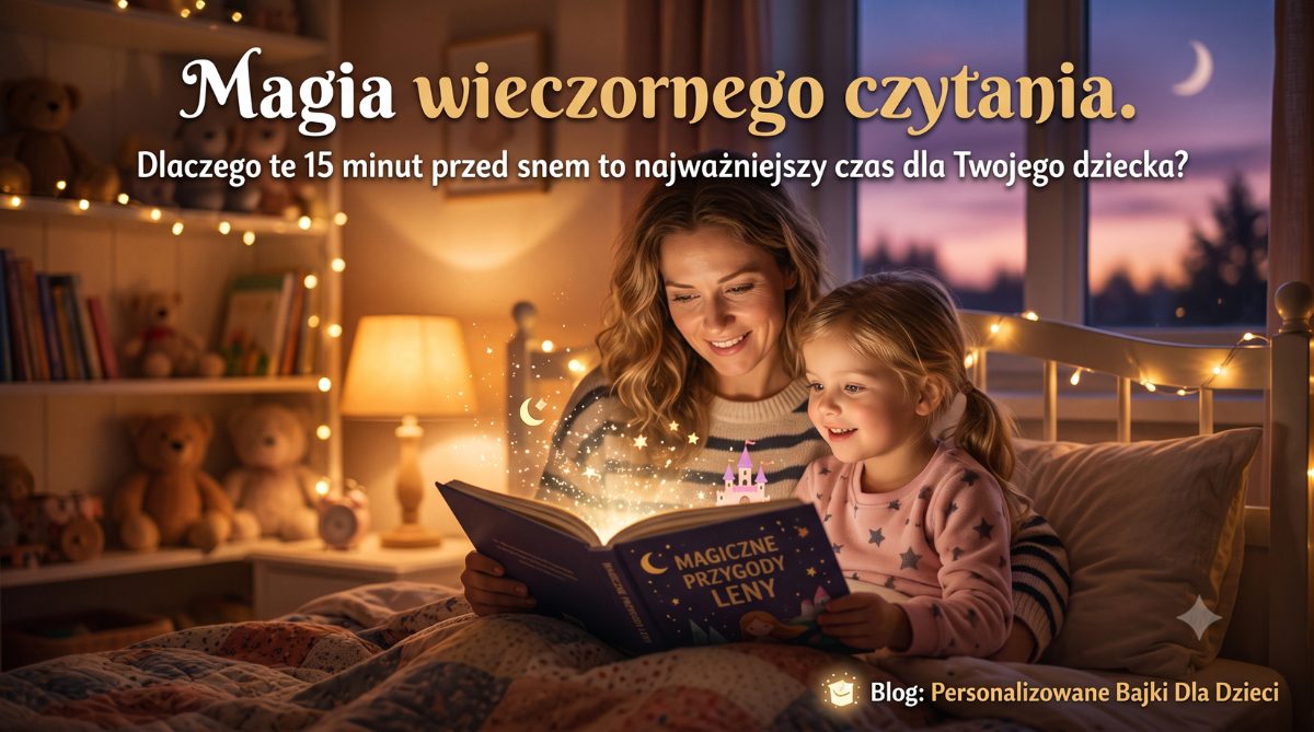 Magia wieczornego czytania. Dlaczego te 15 minut przed snem to najważniejszy czas dla Twojego dziecka?