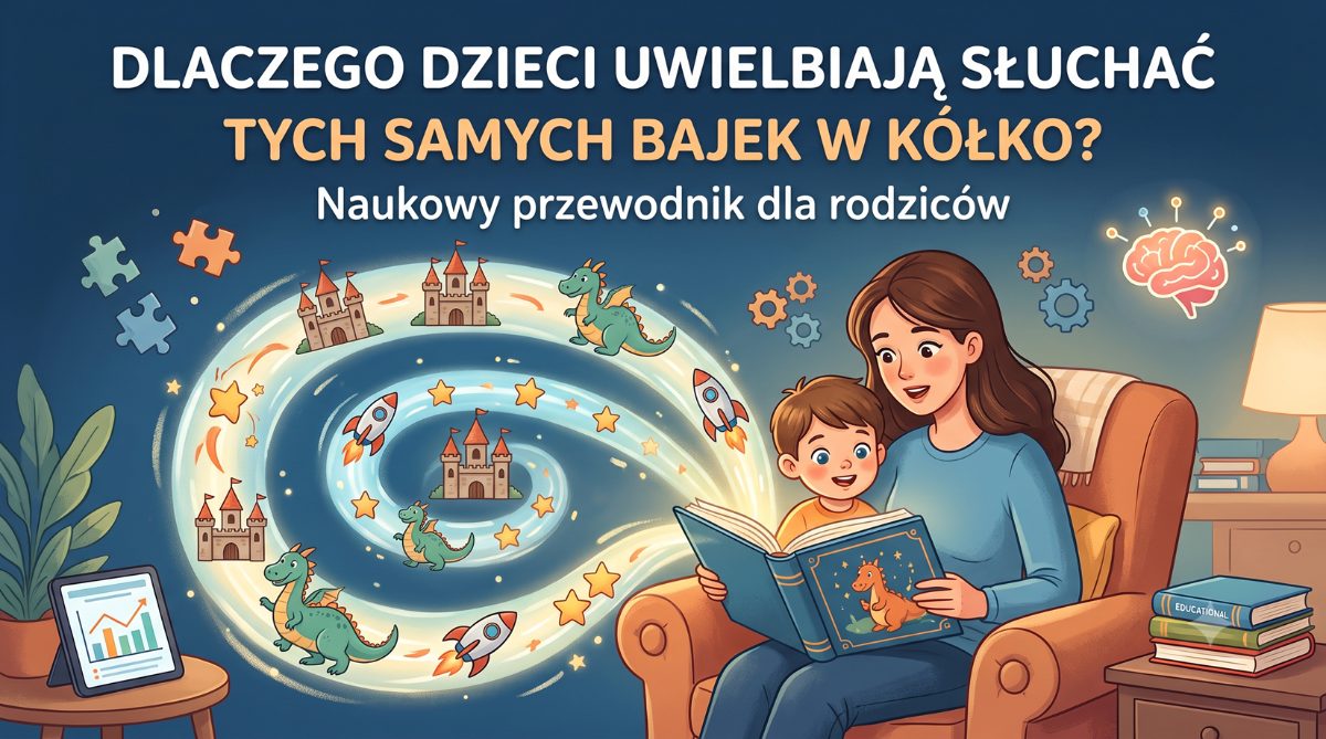 Dlaczego dzieci uwielbiają słuchać tych samych bajek w kółko? Naukowy przewodnik dla rodziców